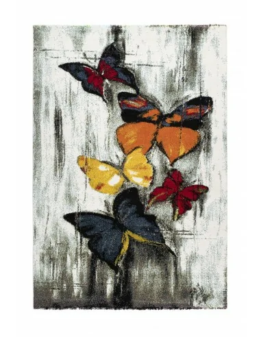 Tapis motifs papillons imprimés - ESPO310